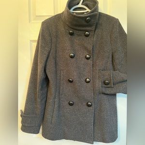 Grey Babaton Pea Coat